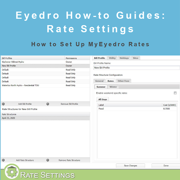 How to Set Up Your Rate Profile