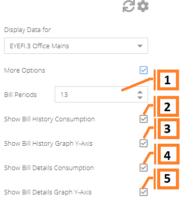 Numbered bills display options to match with descriptions.